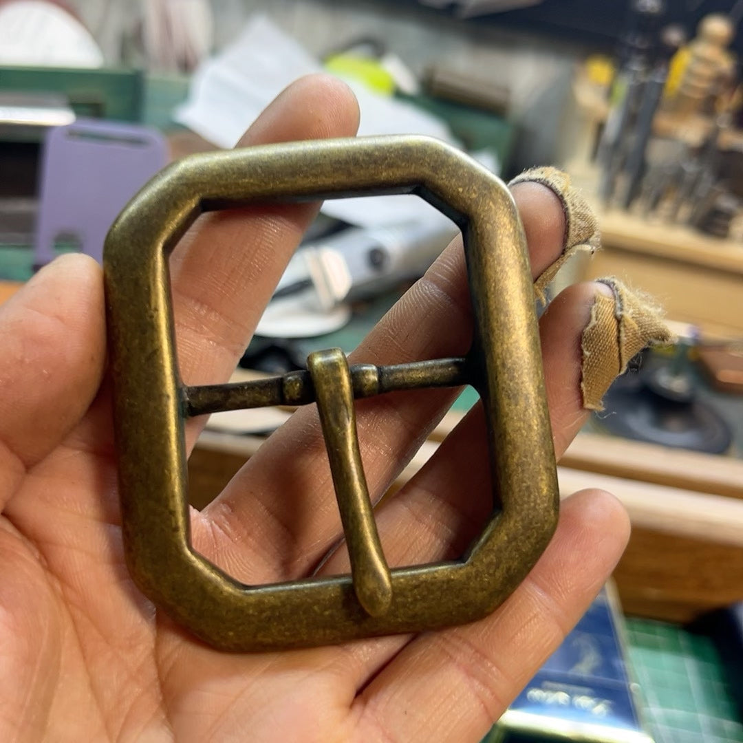 Retro high-end replica RL octagonal buckle, inner diameter 45 mm