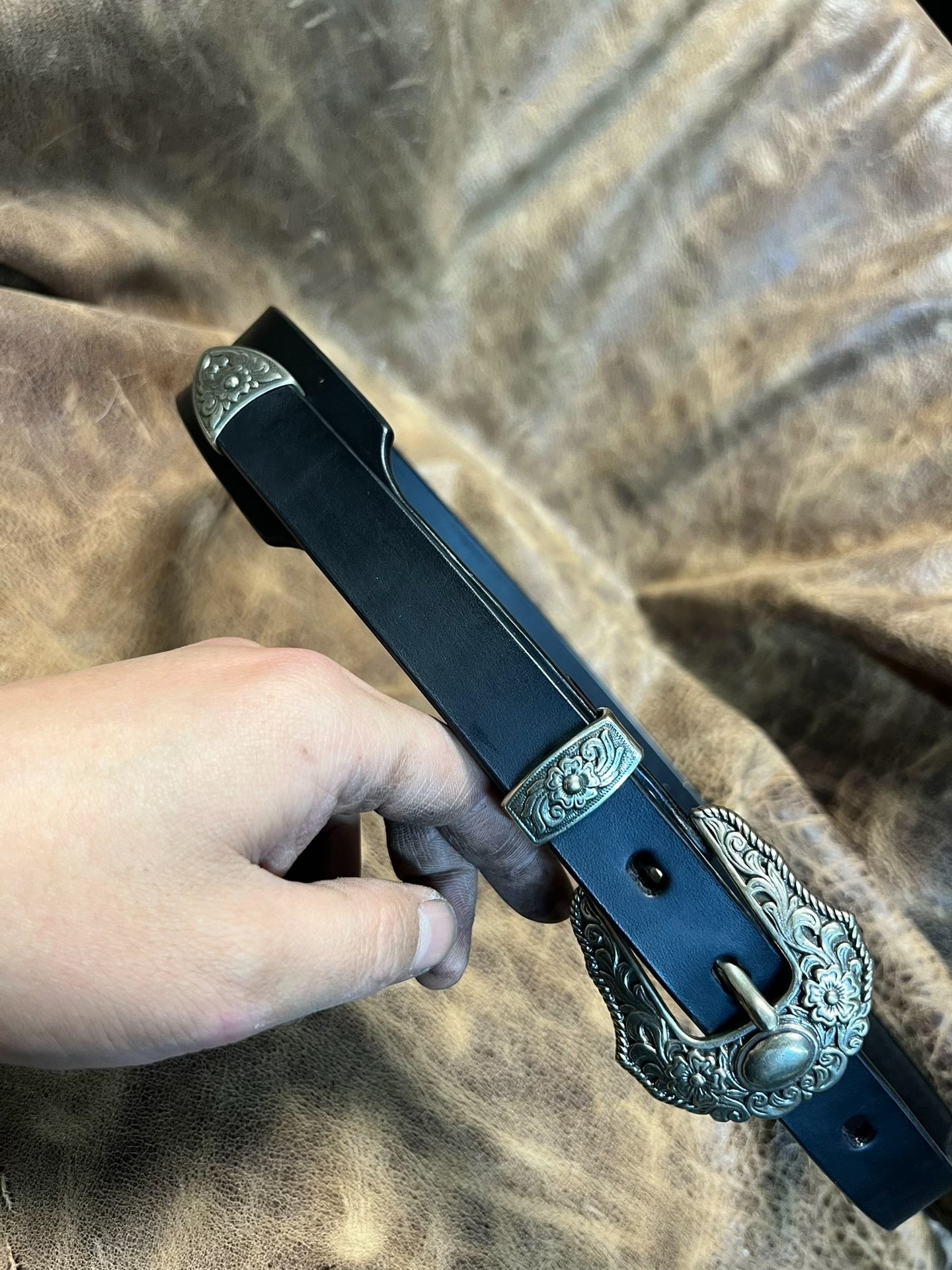 Handmade customized American retro belt rl style cavalry belt weste…