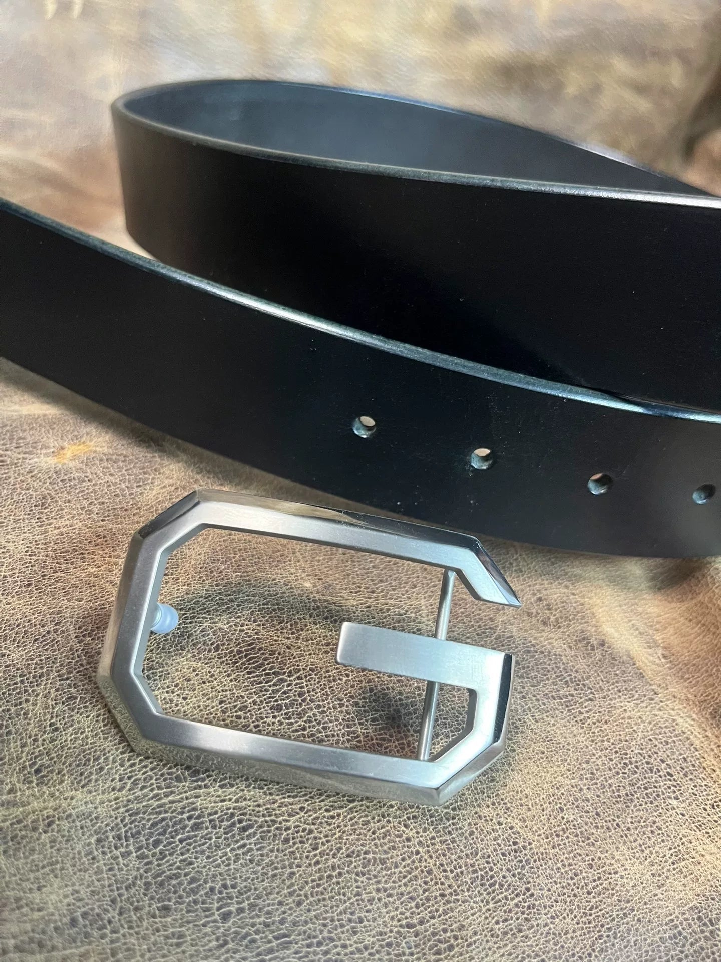 TWS Thomas Bridle Full-Grain Leather Handmade Belt