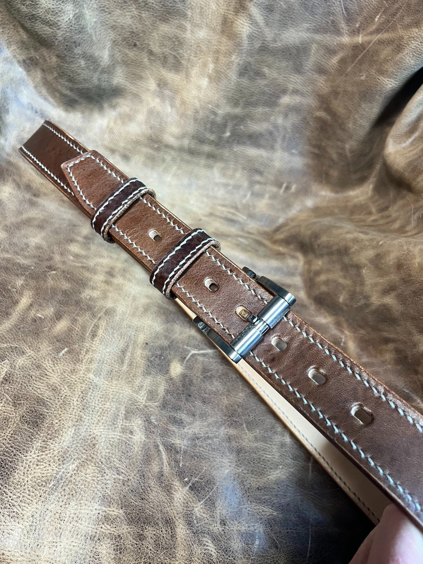 For cordovan leather belts