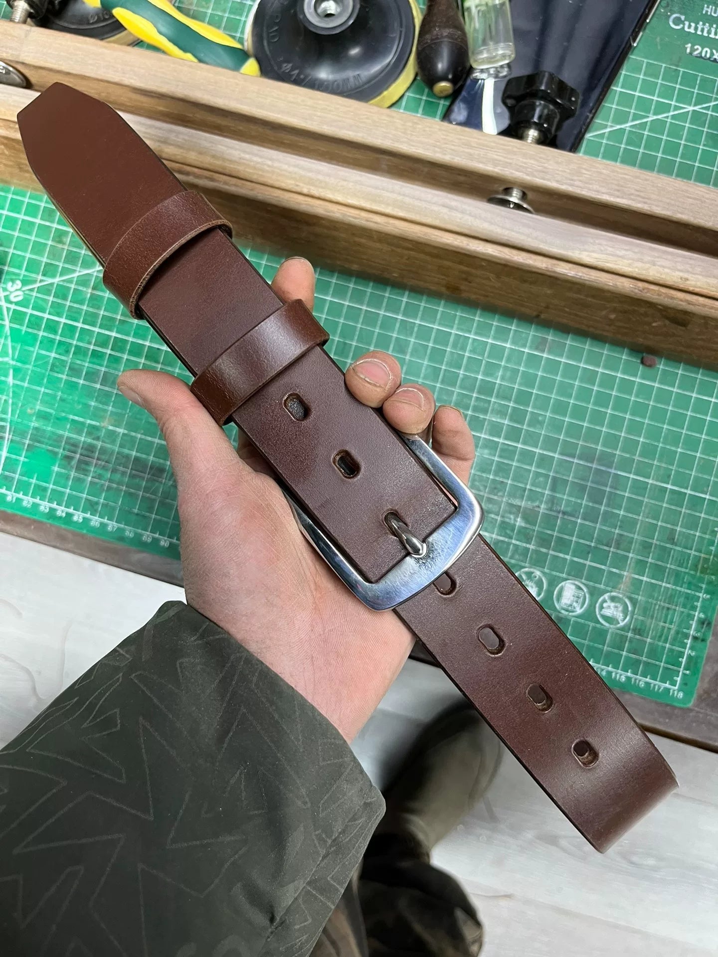 Brown TWS Thomas Bridle. Horse rein leather first-layer cowhide pur…
