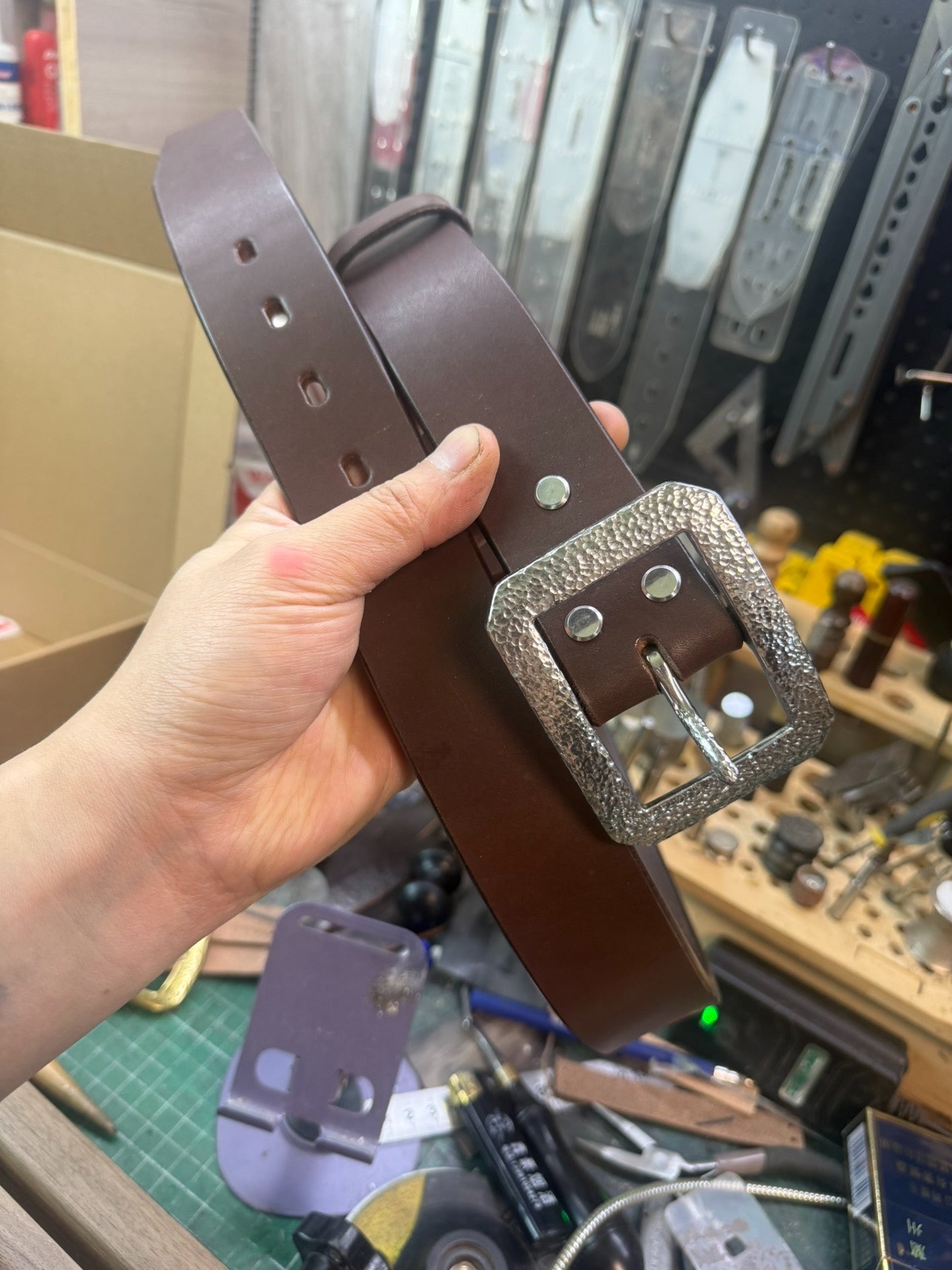 5.5mm thick Meian handmade belt