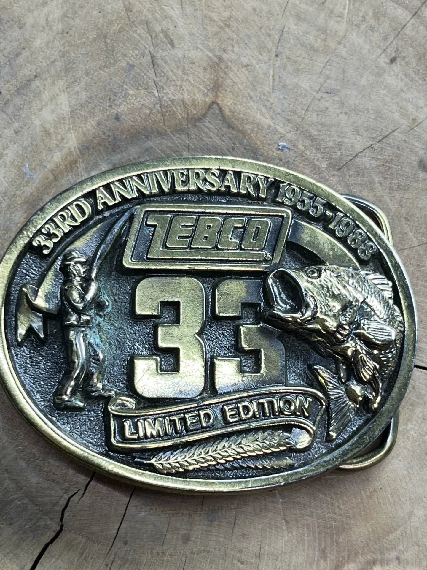 1955 Siskiyou Buckle Co. Vintage Belt Buckle — Mid-Century