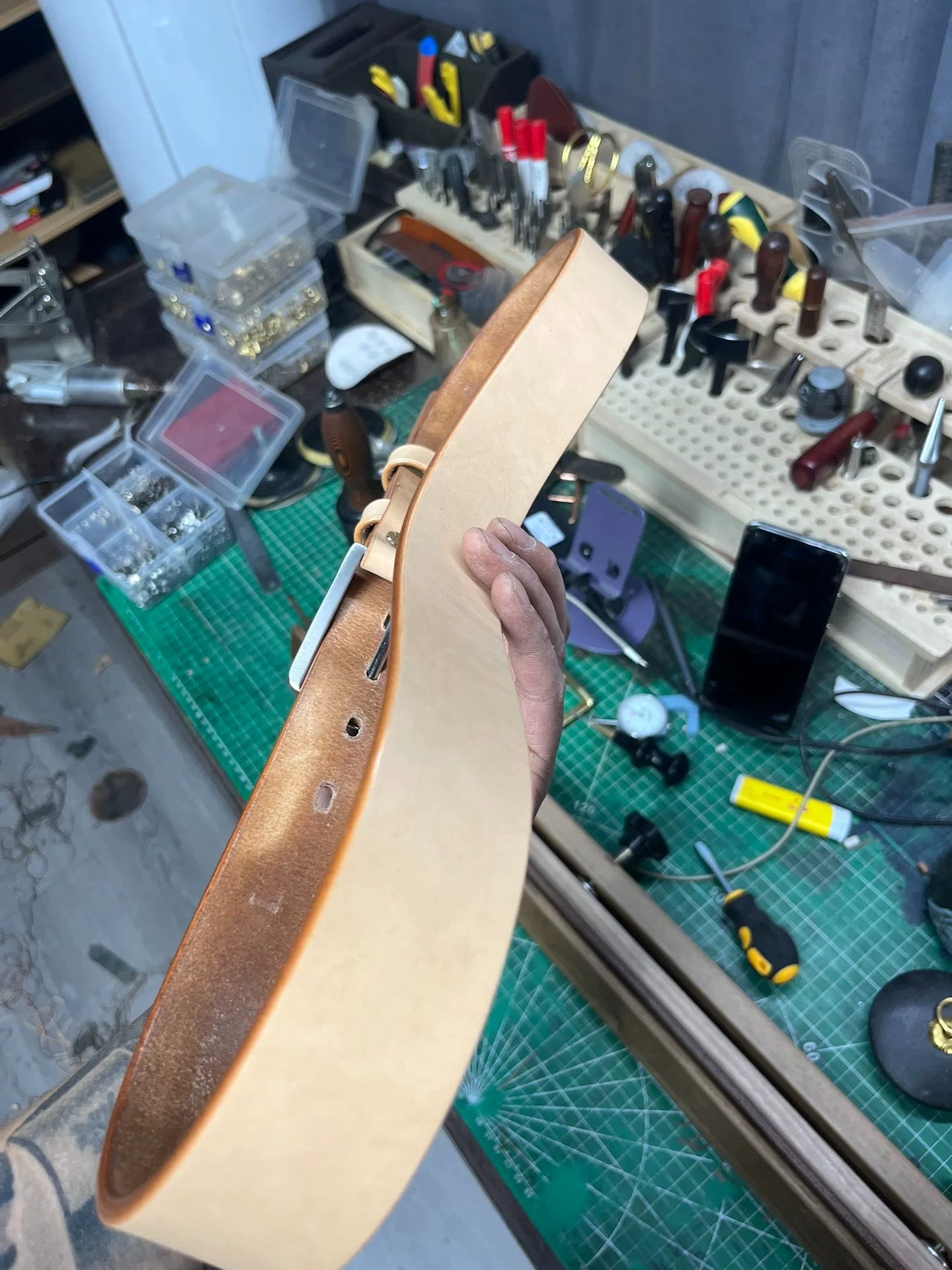 Imported American Saddle Handmade Belt — inquire for details