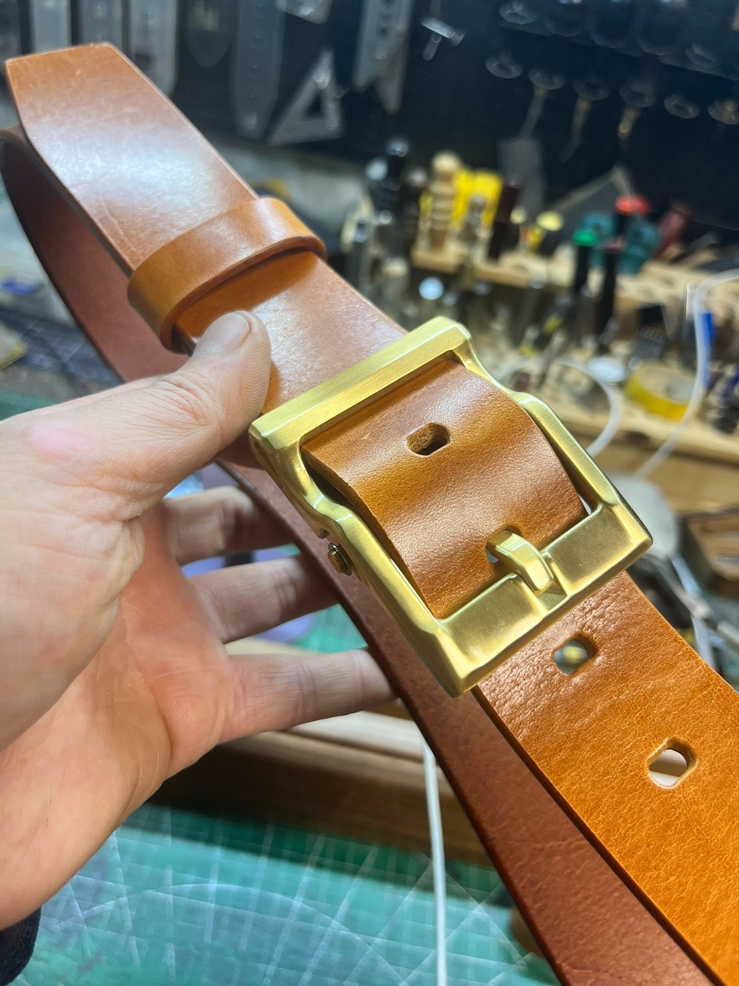 Italian imported vegetable tanned wax genuine leather first layer c…