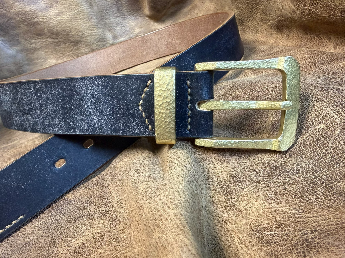 JF.J.Baker full grain bridle leather belt strip handmade belt mater…