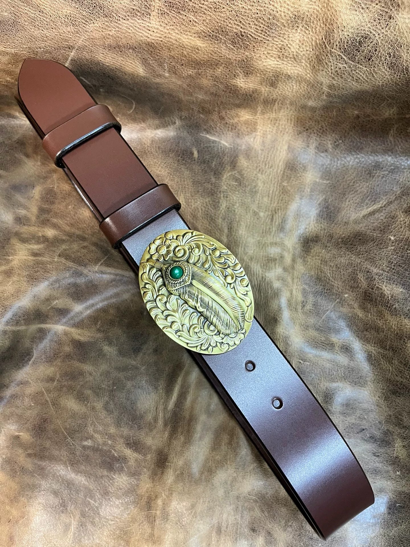 4.2mm thick brown brown TWS Thomas horse bridle