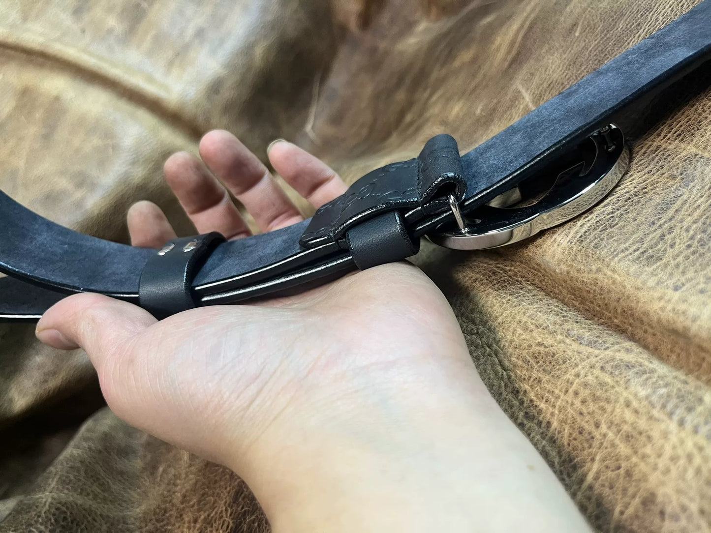 Solid 304 stainless steel double G smooth buckle