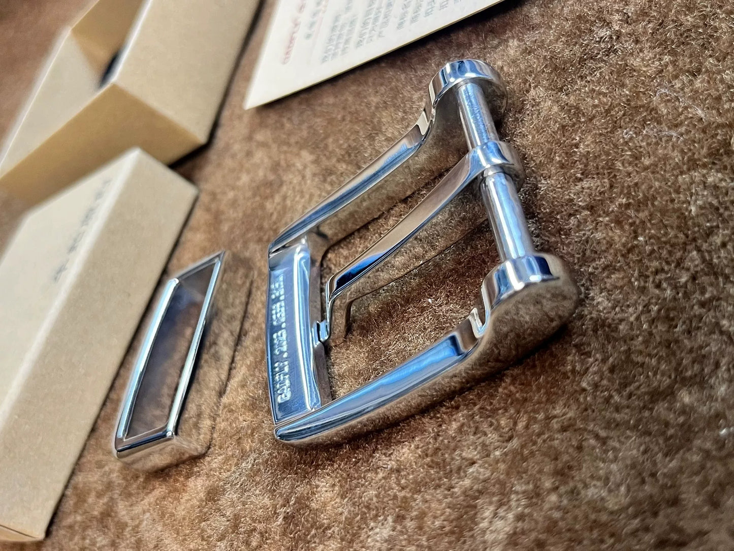 Authentic 'Cowfly' Gen 16 — CNC Line-Cut 316L Stainless Belt Buckle
