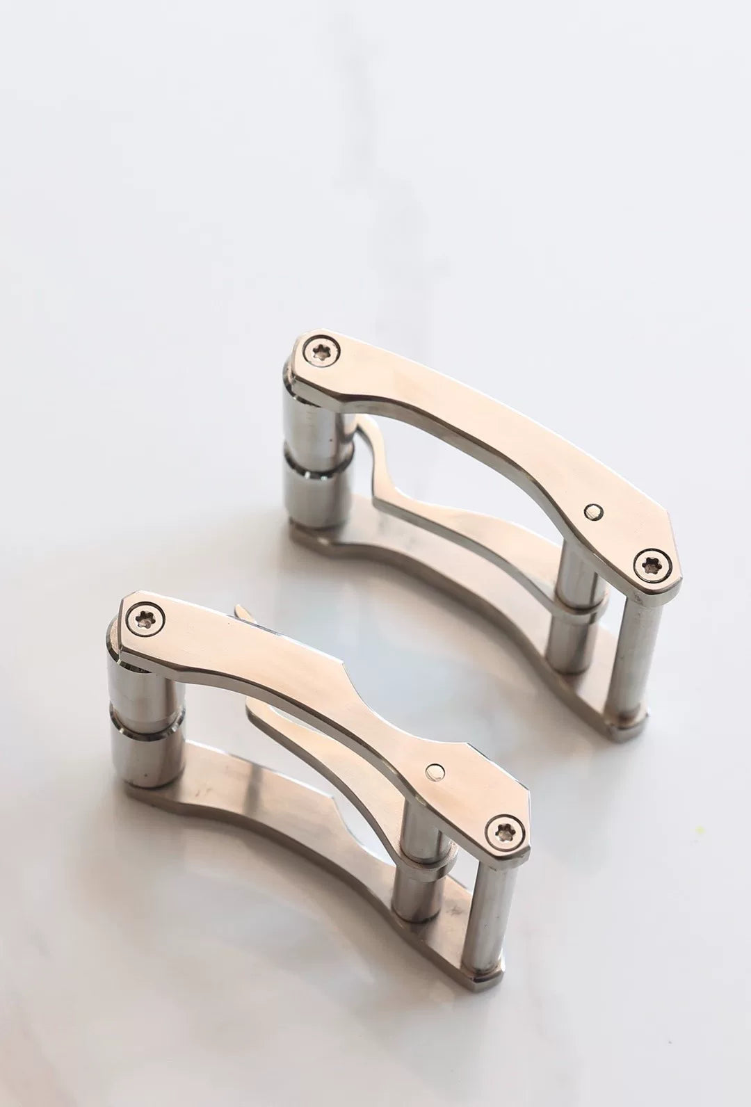 316 Stainless Steel Mechanical Belt Buckle — Fits 38–40mm Belts