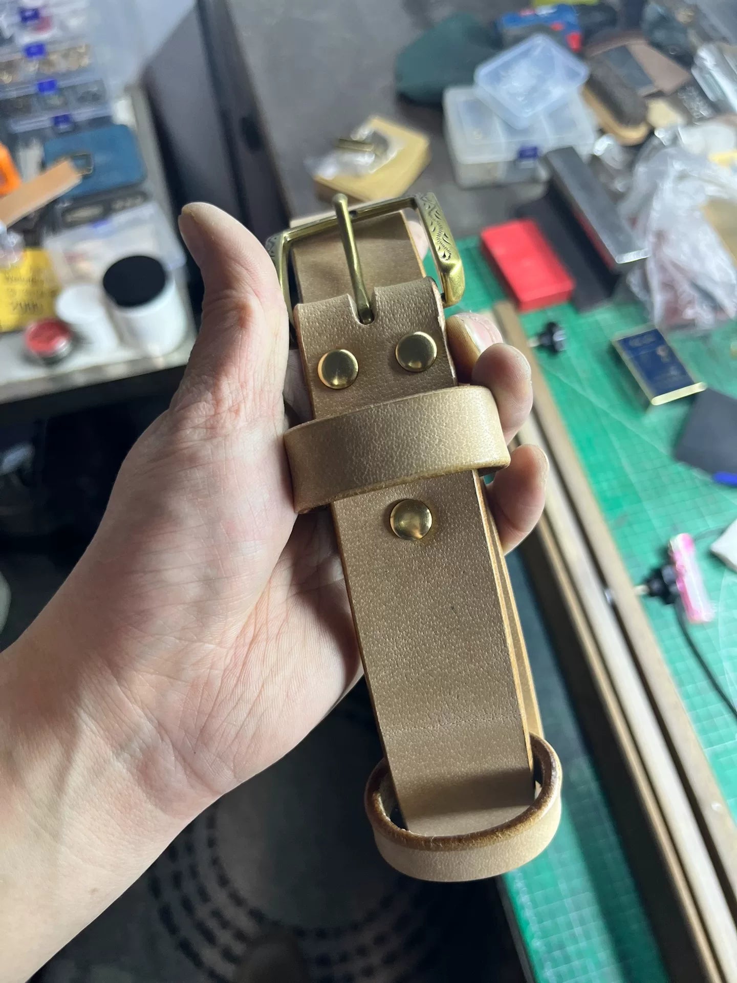 8mm single layer buffalo leather