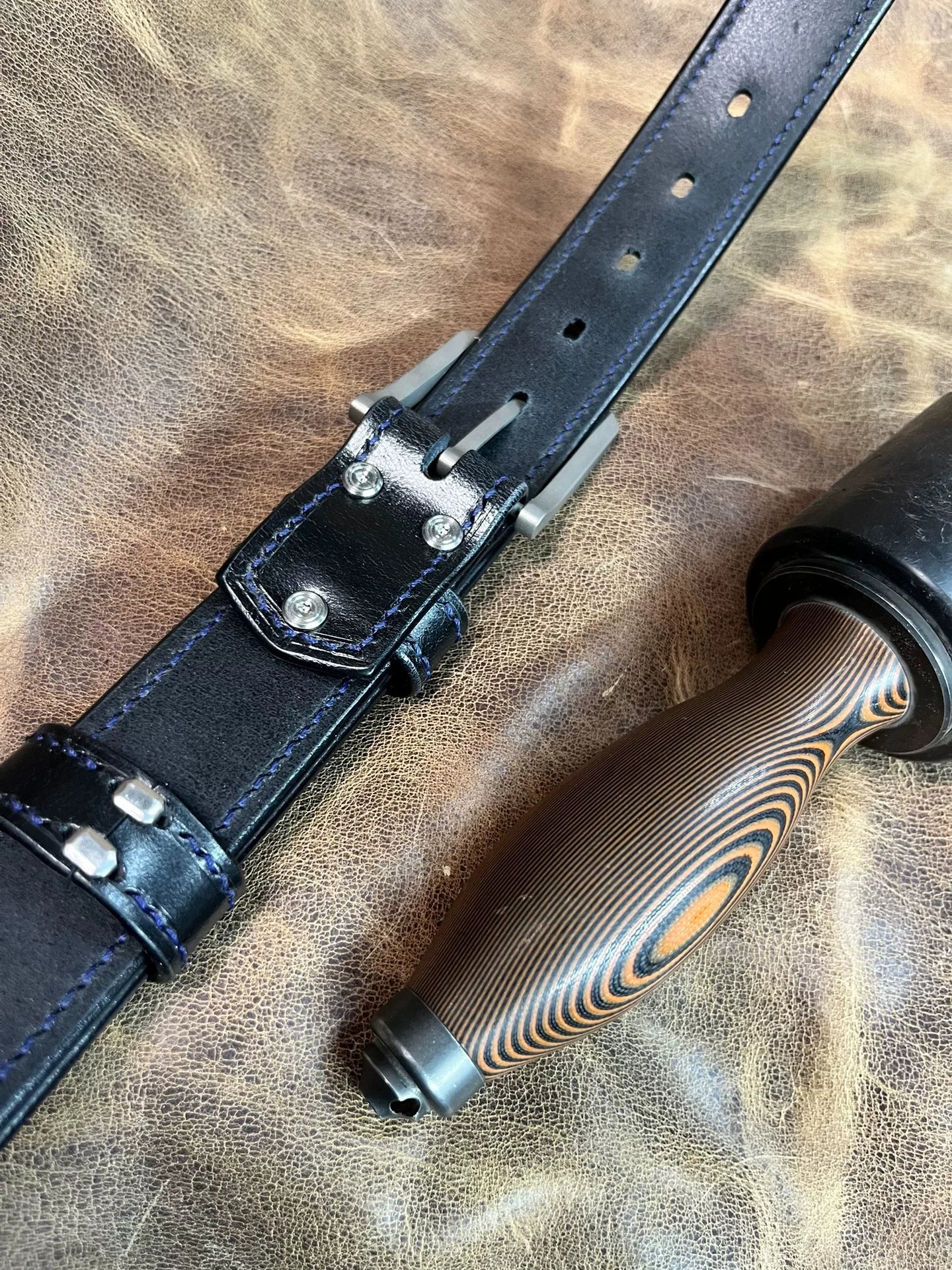 TWS Thomas Bridle Leather Business Dress Belt — Imported from UK