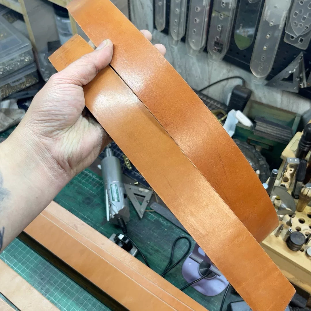 First Full-Back Japanese Oak-Tanned Leather Belt