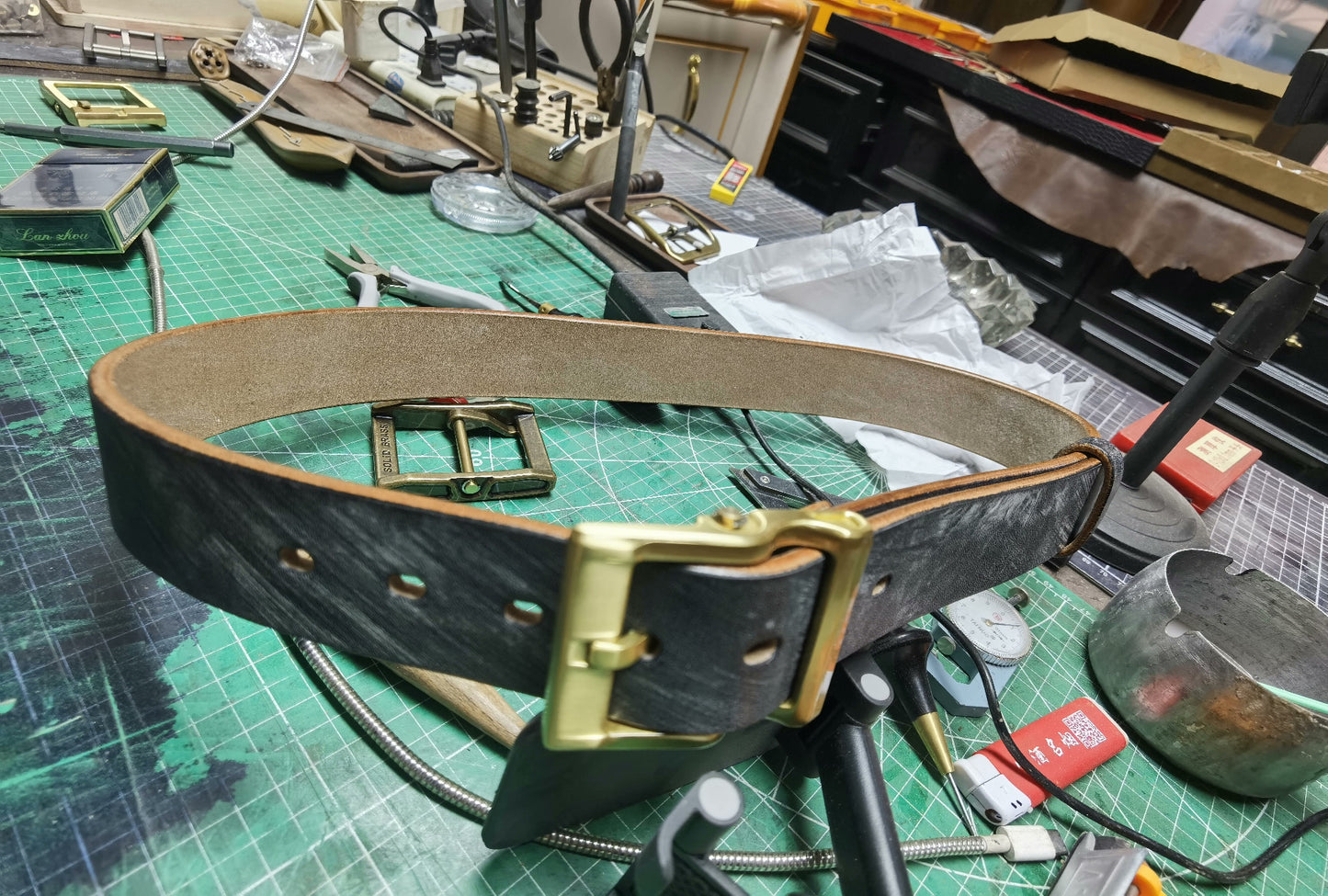 5.5mm thick black JF bridle. Full grain jf horse rein leather first…