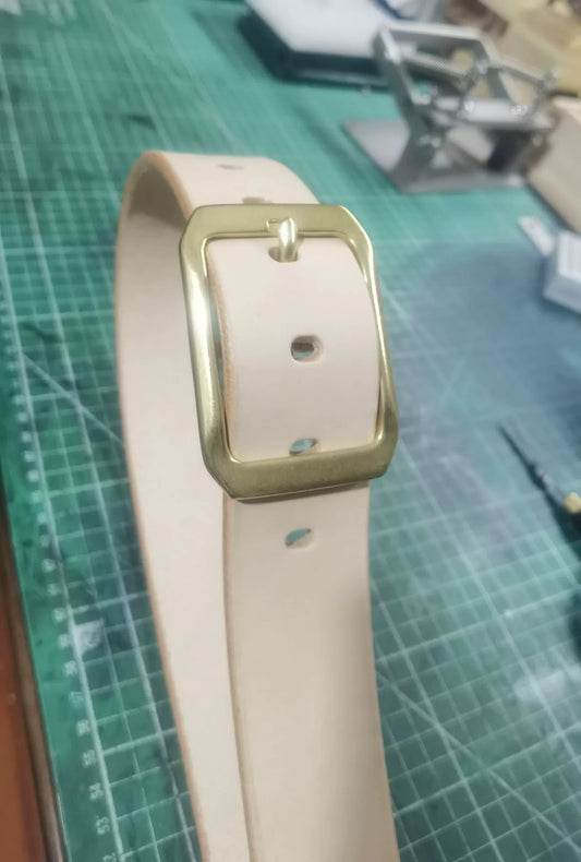 Imported saddle genuine first-layer cow leather handmade belt