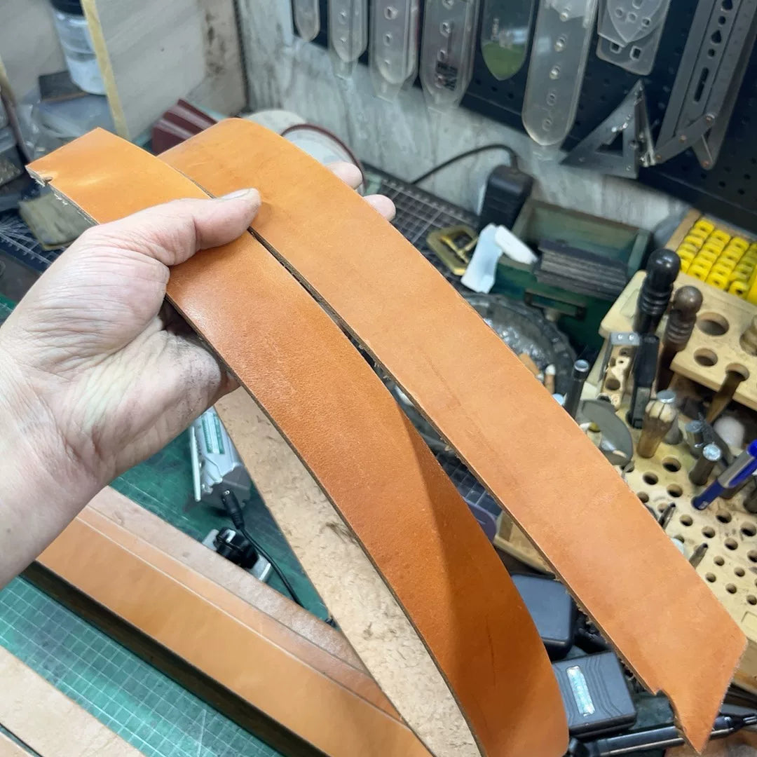 First Full-Back Japanese Oak-Tanned Leather Belt
