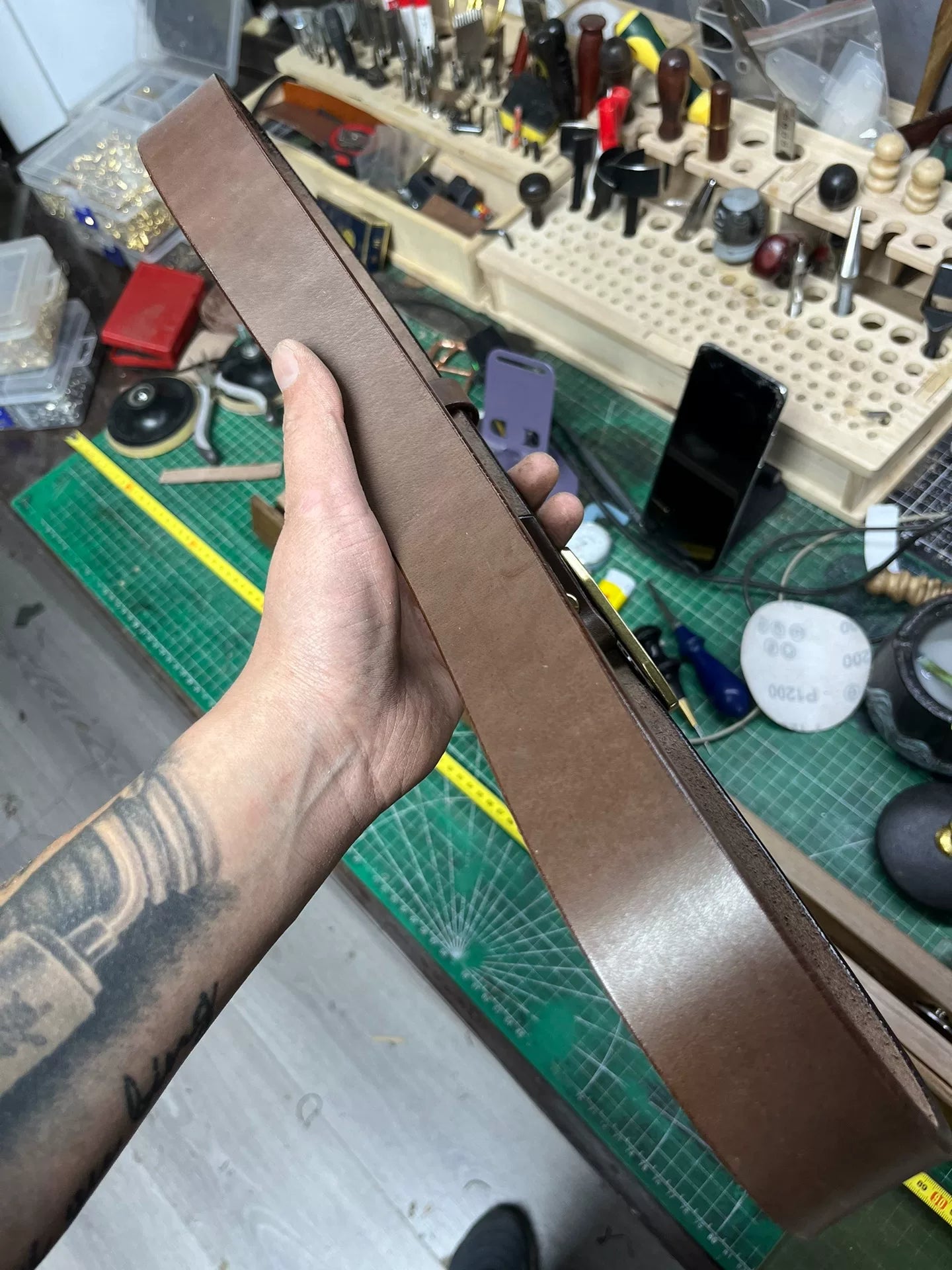 6 mm thick Meian handmade belt