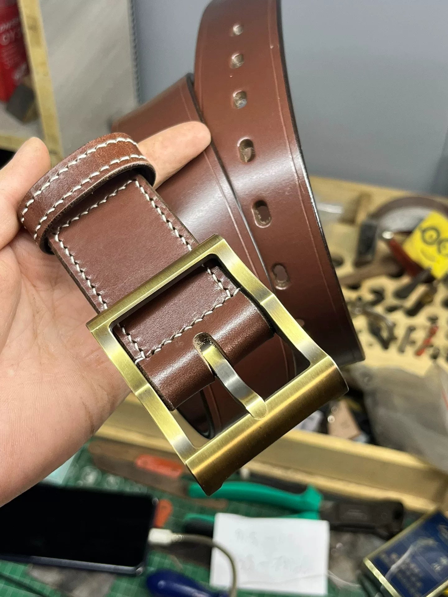 4.2mm thick brown TWS Thomas Bridle. Horse Rein genuine first-layer…