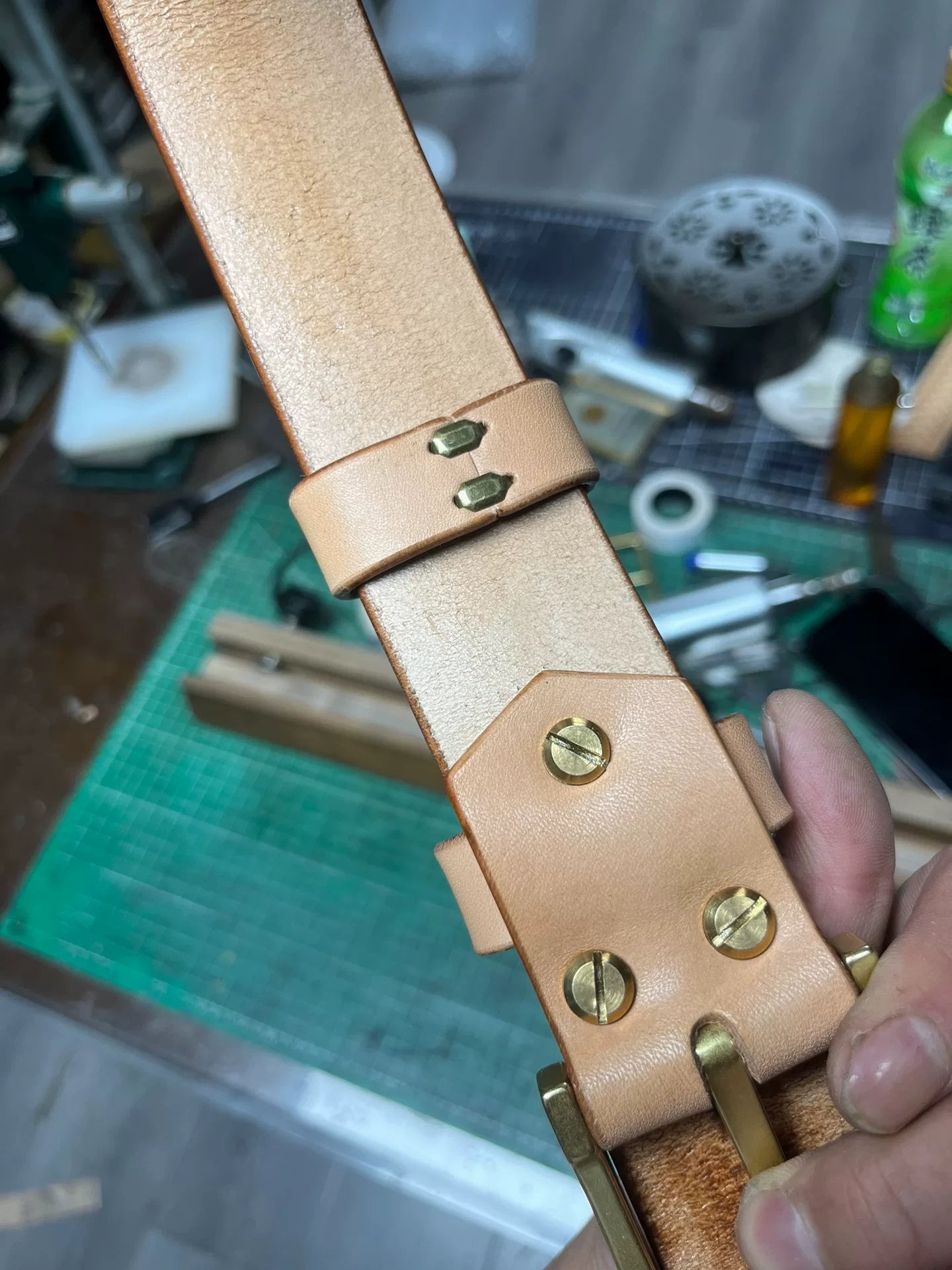 Meian handmade belts and belts, imported from Meian, I like to consult