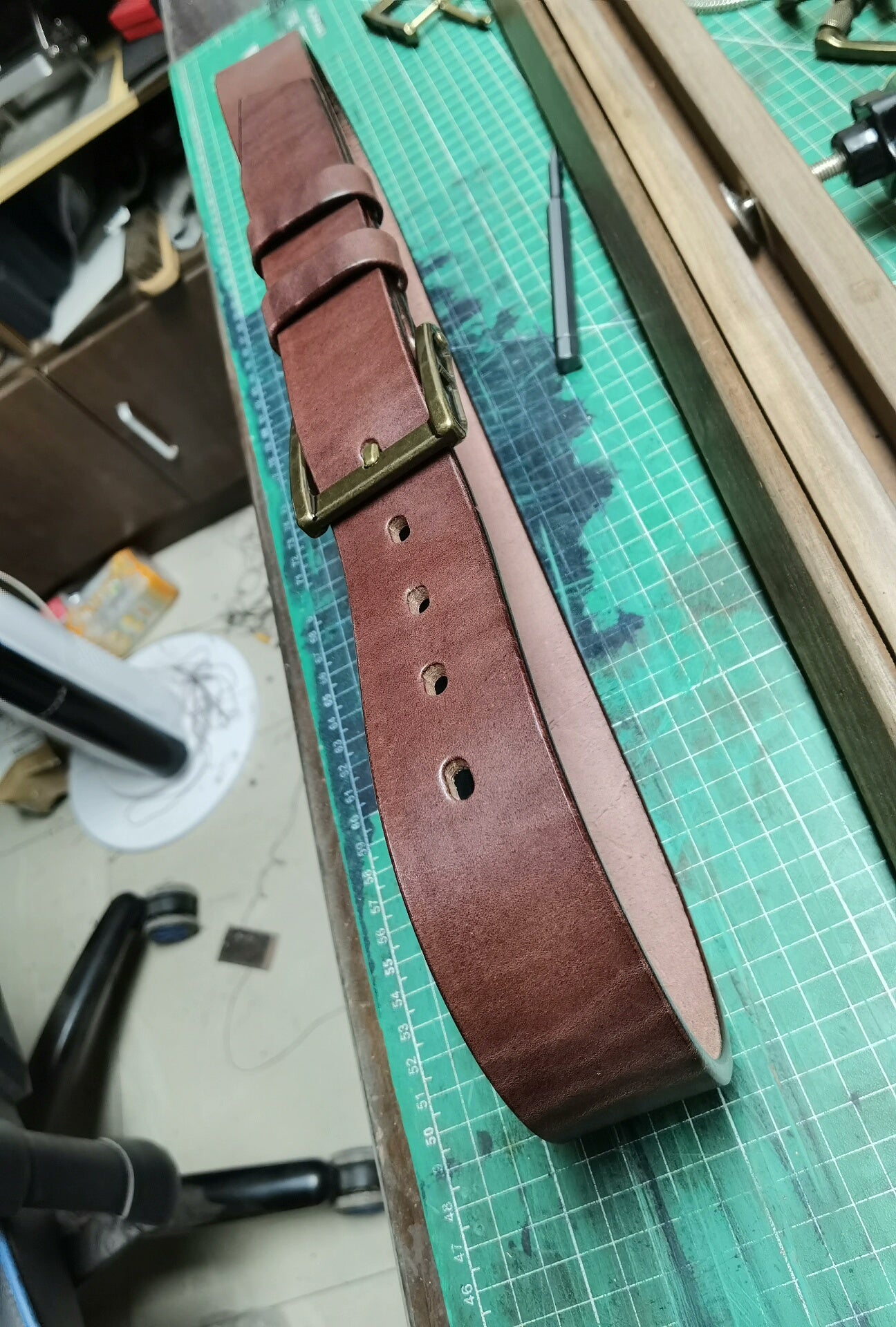5.5mm thick Meian handmade belt