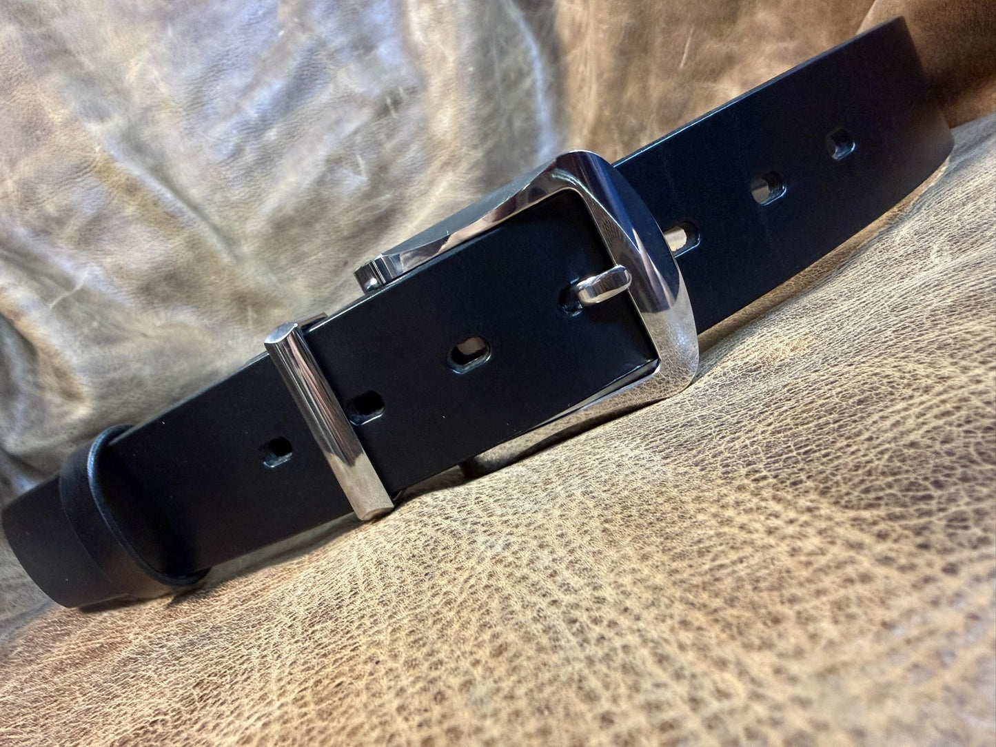 Authentic Muchen 440C steel M6 generation wire-cut belt buckle with…