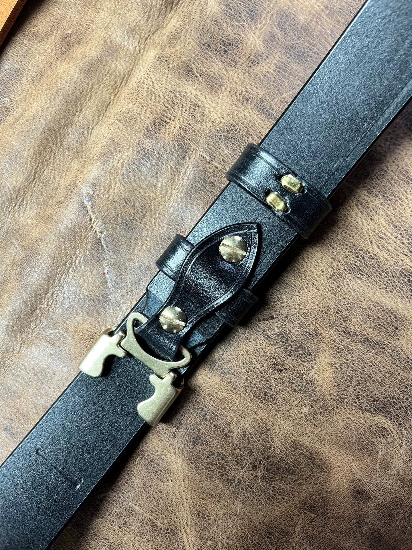 Predetermined style customized British tws horse rein leather RRL h…