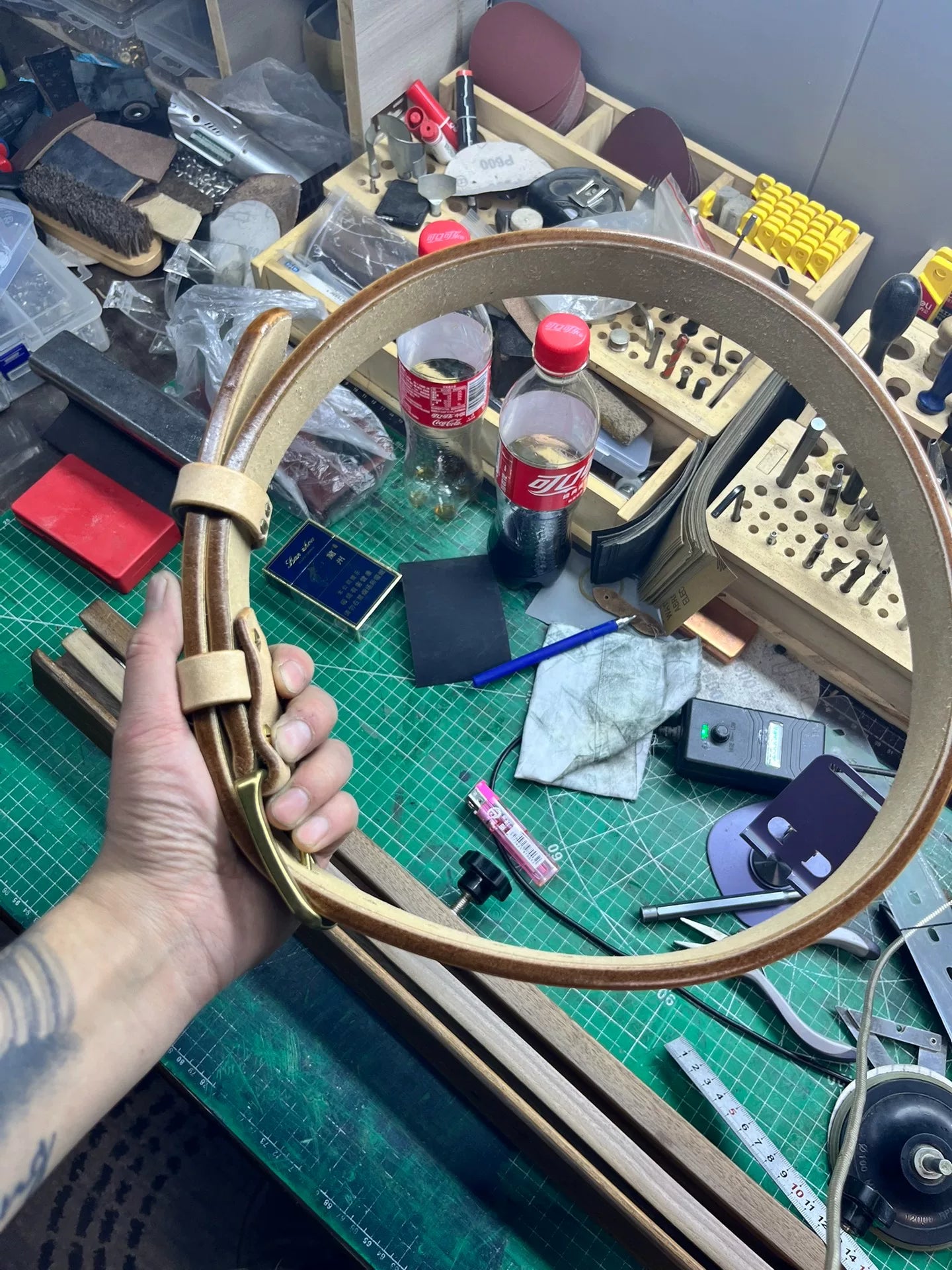 8mm single layer buffalo leather