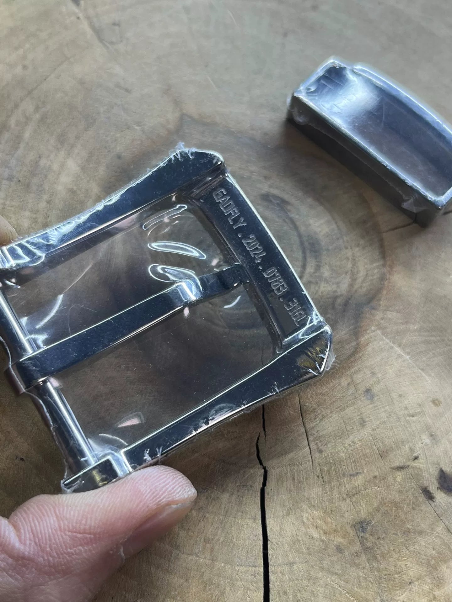Brand-New Authentic 'Cowfly' Buckle Set