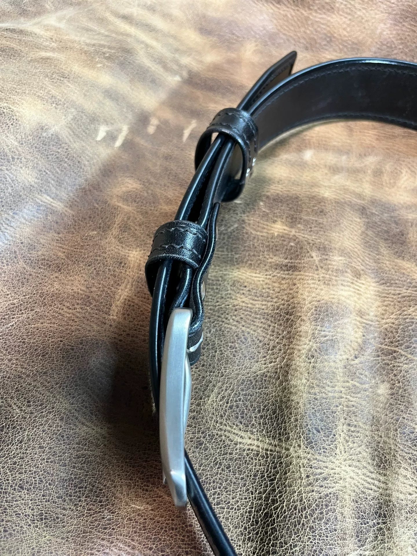 TWS Thomas Bridle Leather Handmade Belt — Imported from UK