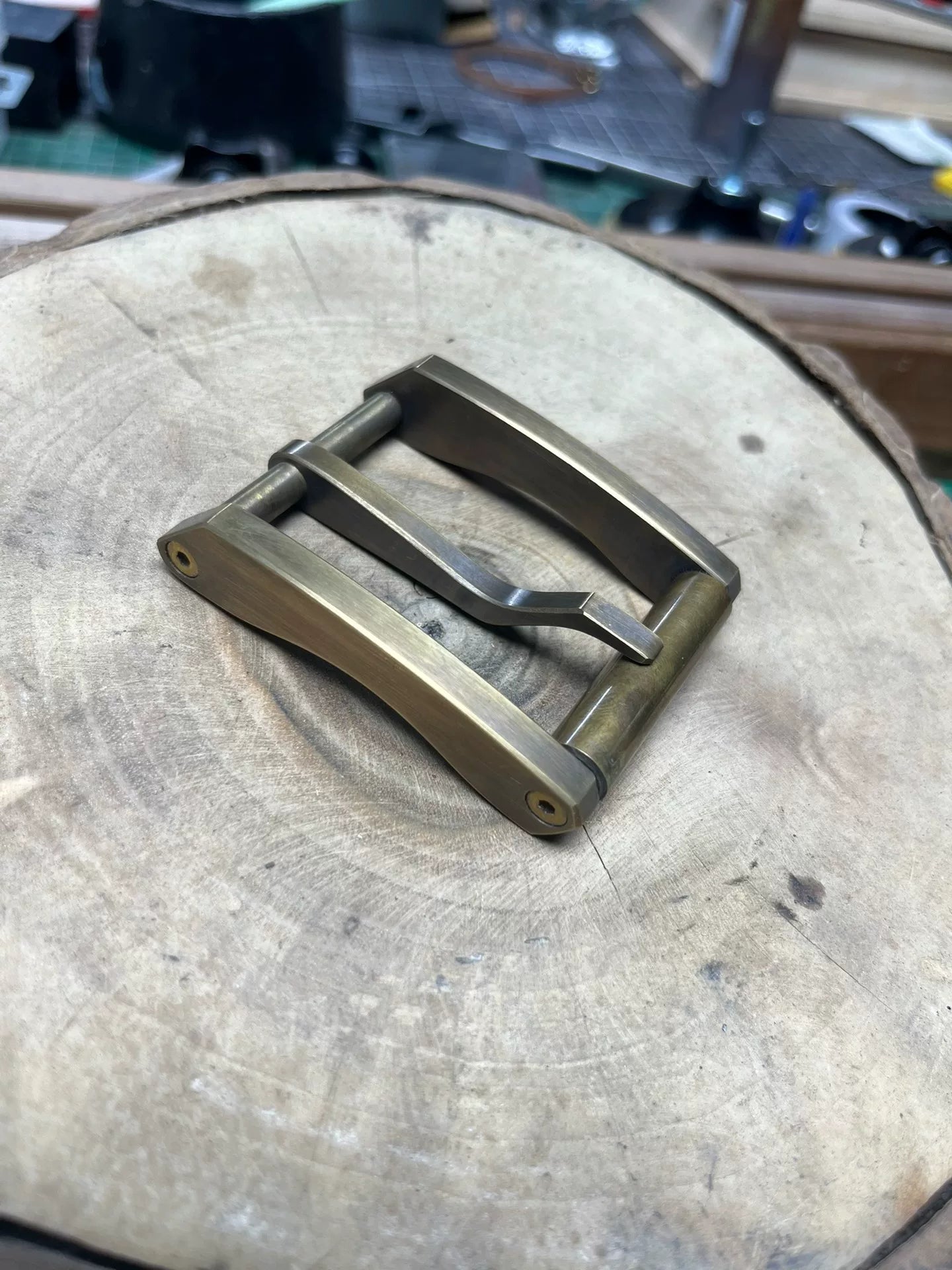 Lowest-Price Brass Line-Cut Buckle — Here It Is!