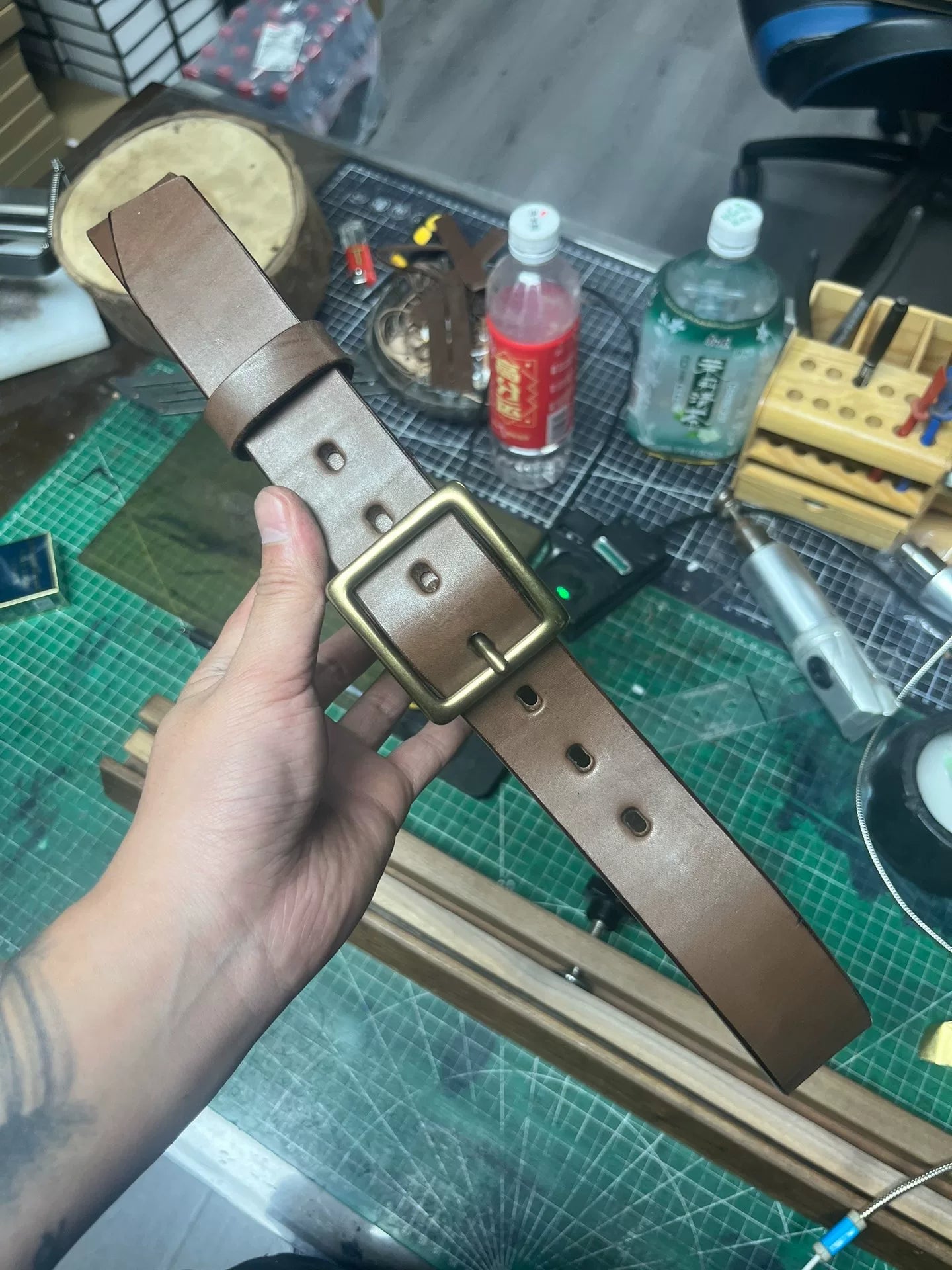 6 mm thick Meian handmade belt