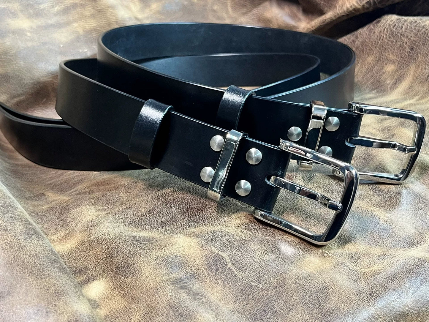 TWS Thomas Bridle Leather Business Dress Belt — Imported from UK
