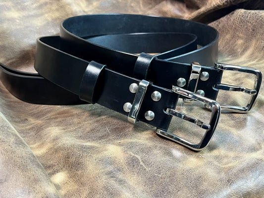 TWS Thomas Bridle Leather Business Dress Belt — Imported from UK
