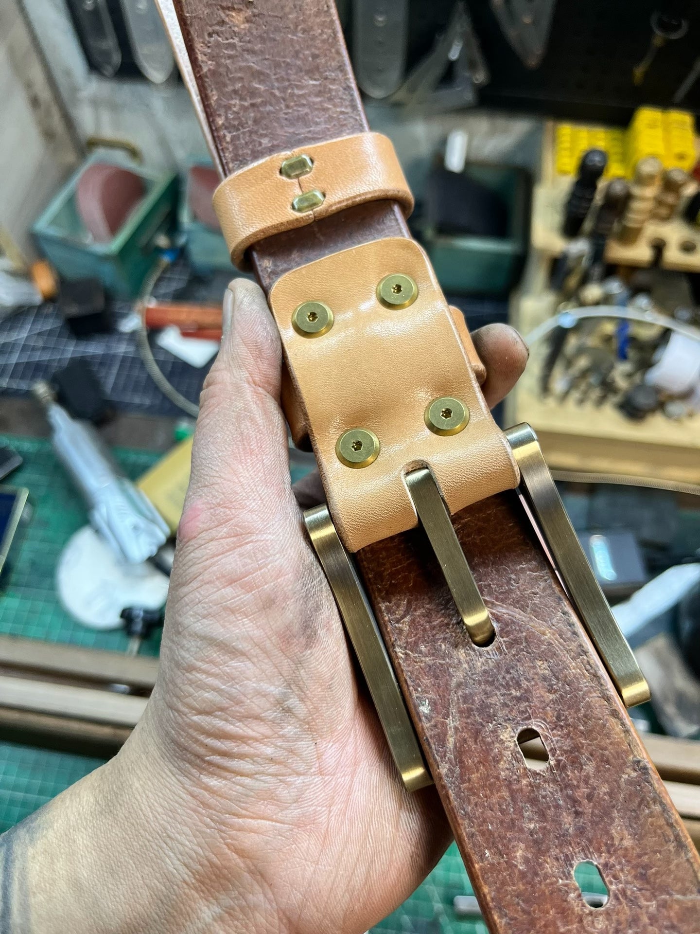 Zhaonan fat primary color with genuine Muchen buckle