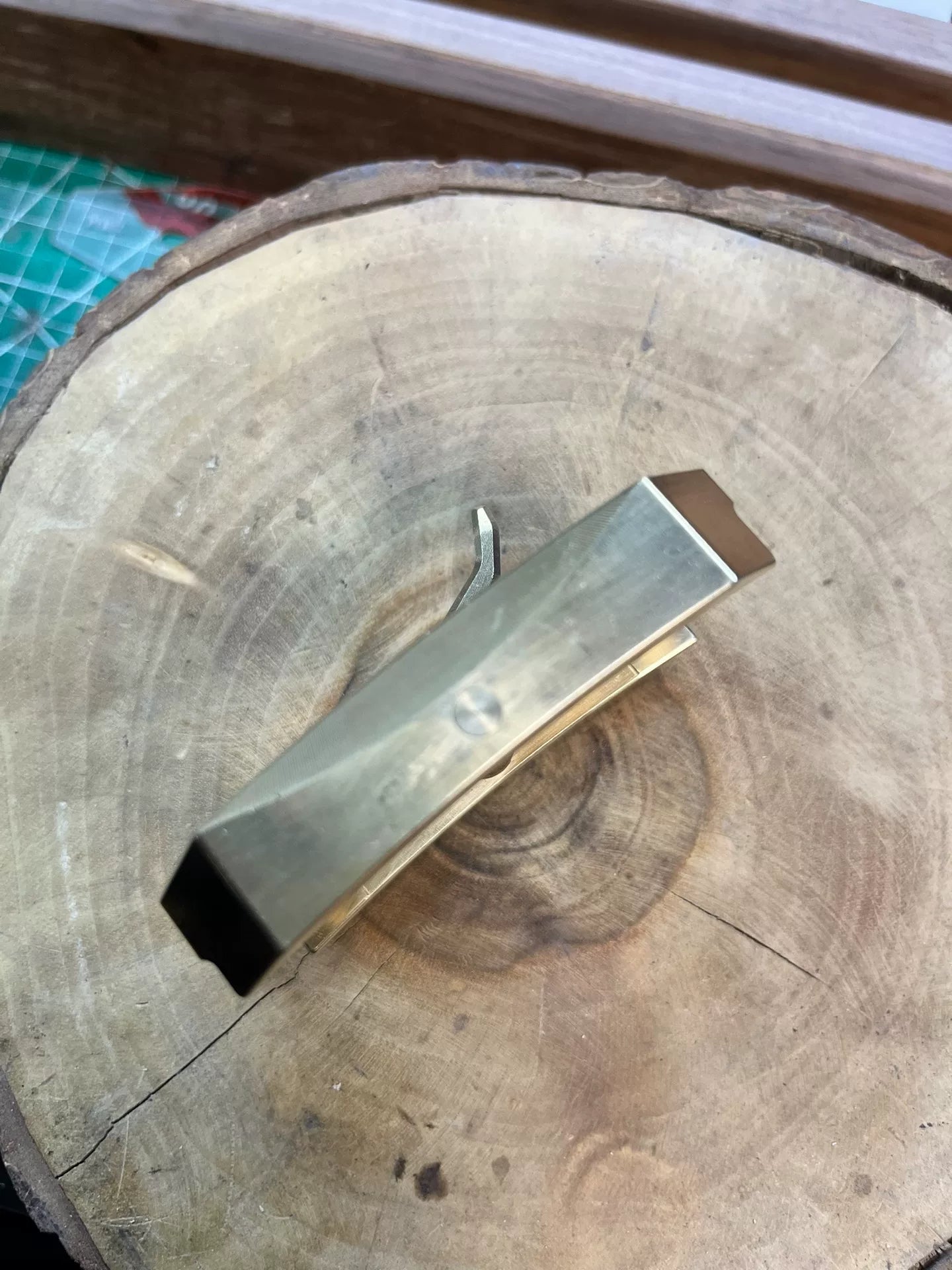 Extra thick and heavy CNC belt buckle integrated brass wire cutting…