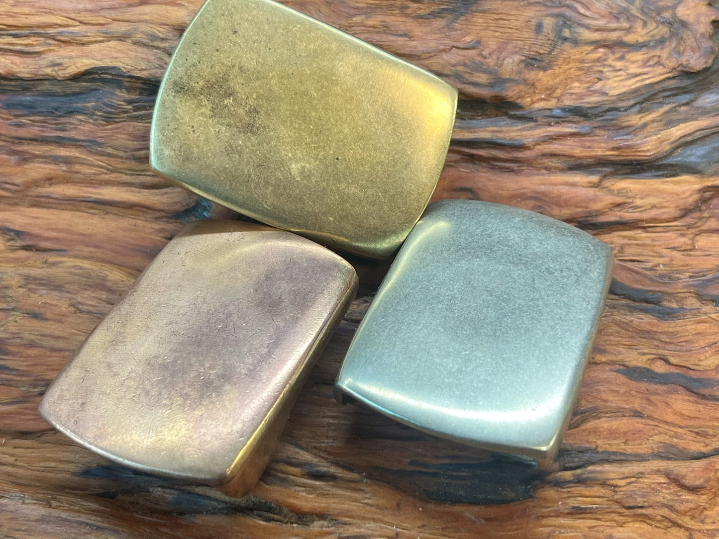 Japanese retro square buckle plate buckle belt