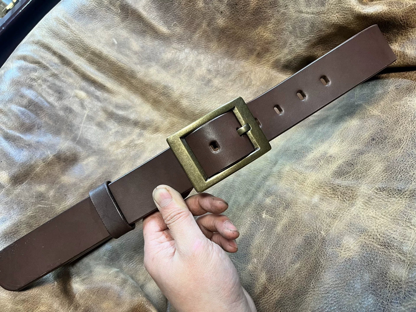 6 mm thick Meian handmade belt