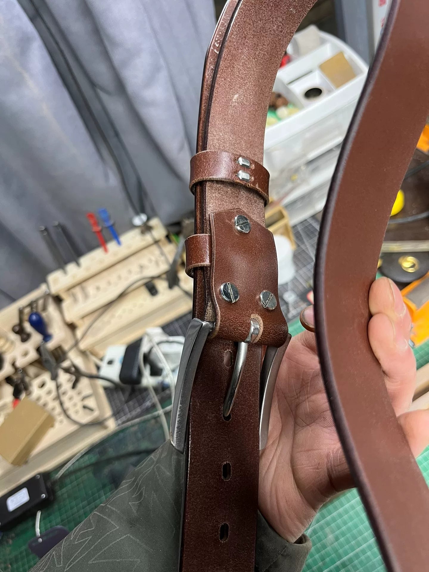 Brown TWS Thomas Bridle. Horse rein leather first-layer cowhide pur…