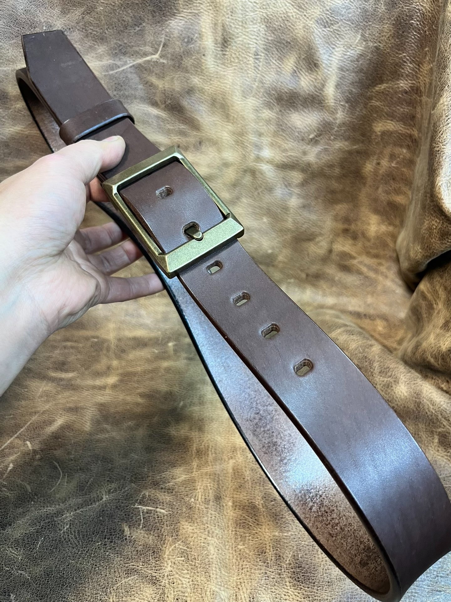 6 mm thick Meian handmade belt