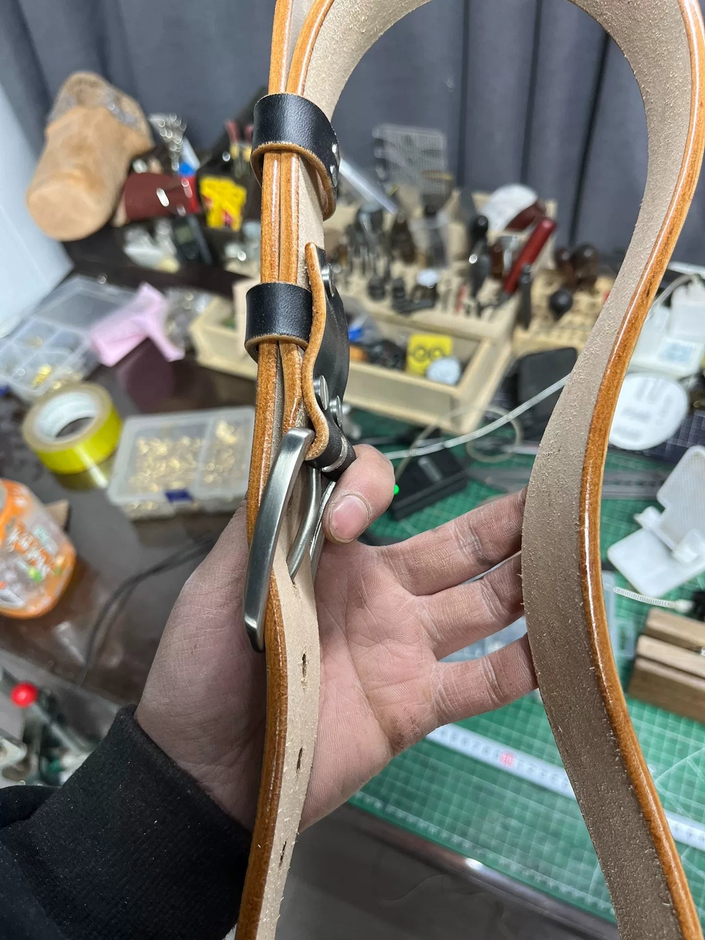 Fengchen 6th generation Meian handmade belt is imported from Meian,…