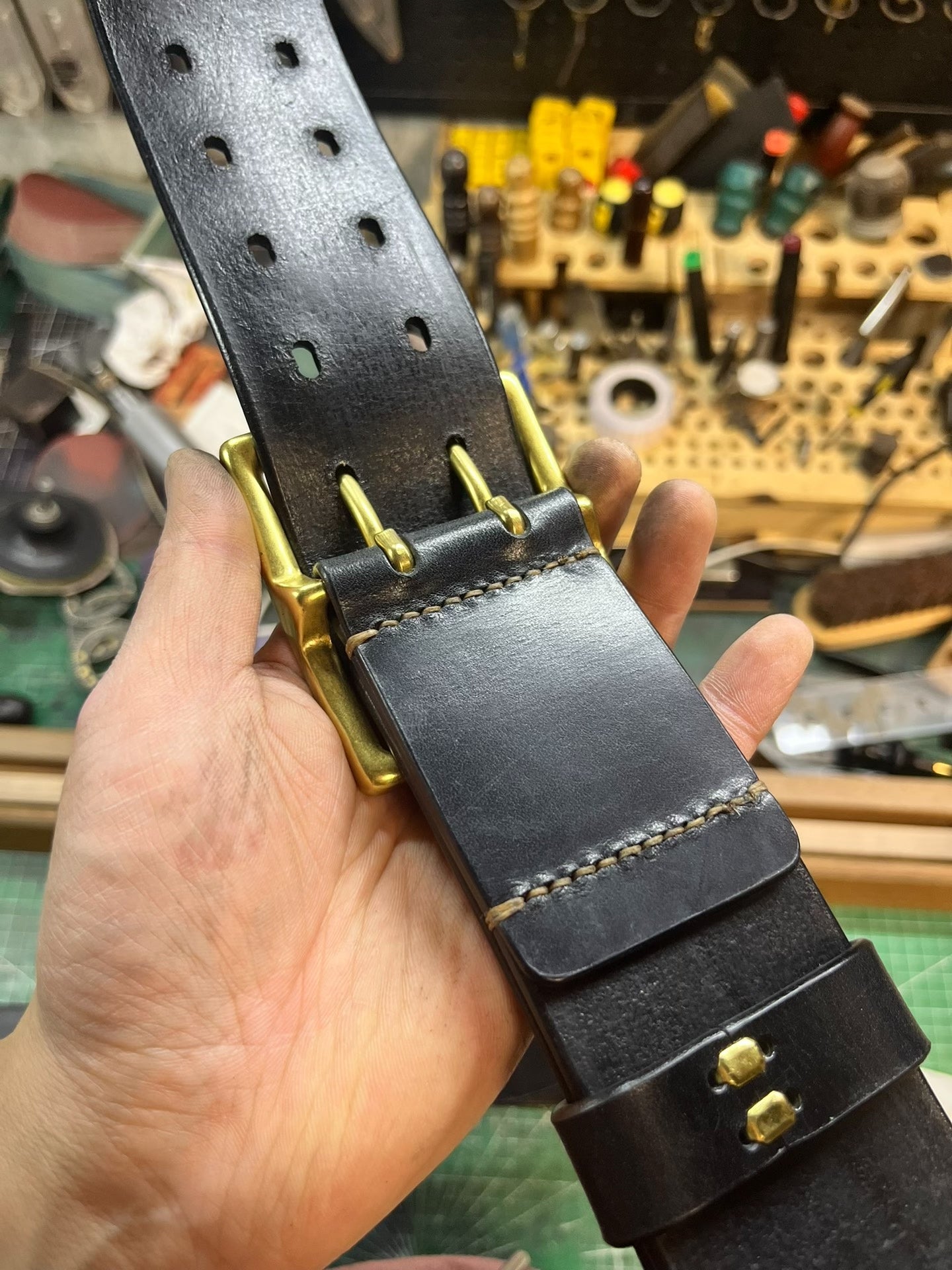 5.5cm wide genuine leather first layer cowhide fitness belt widened…