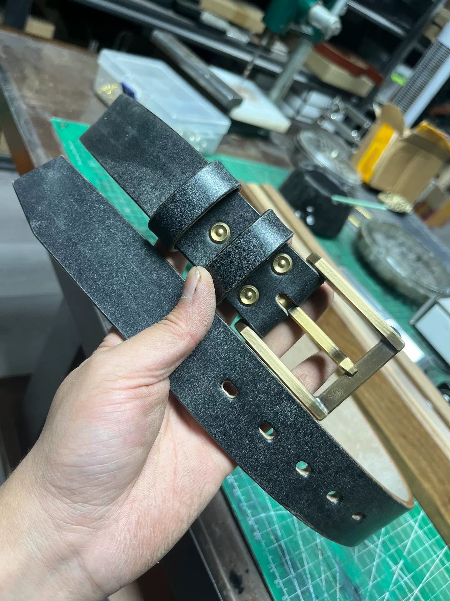 5.5mm thick black JF bridle. Full grain jf horse rein leather first…