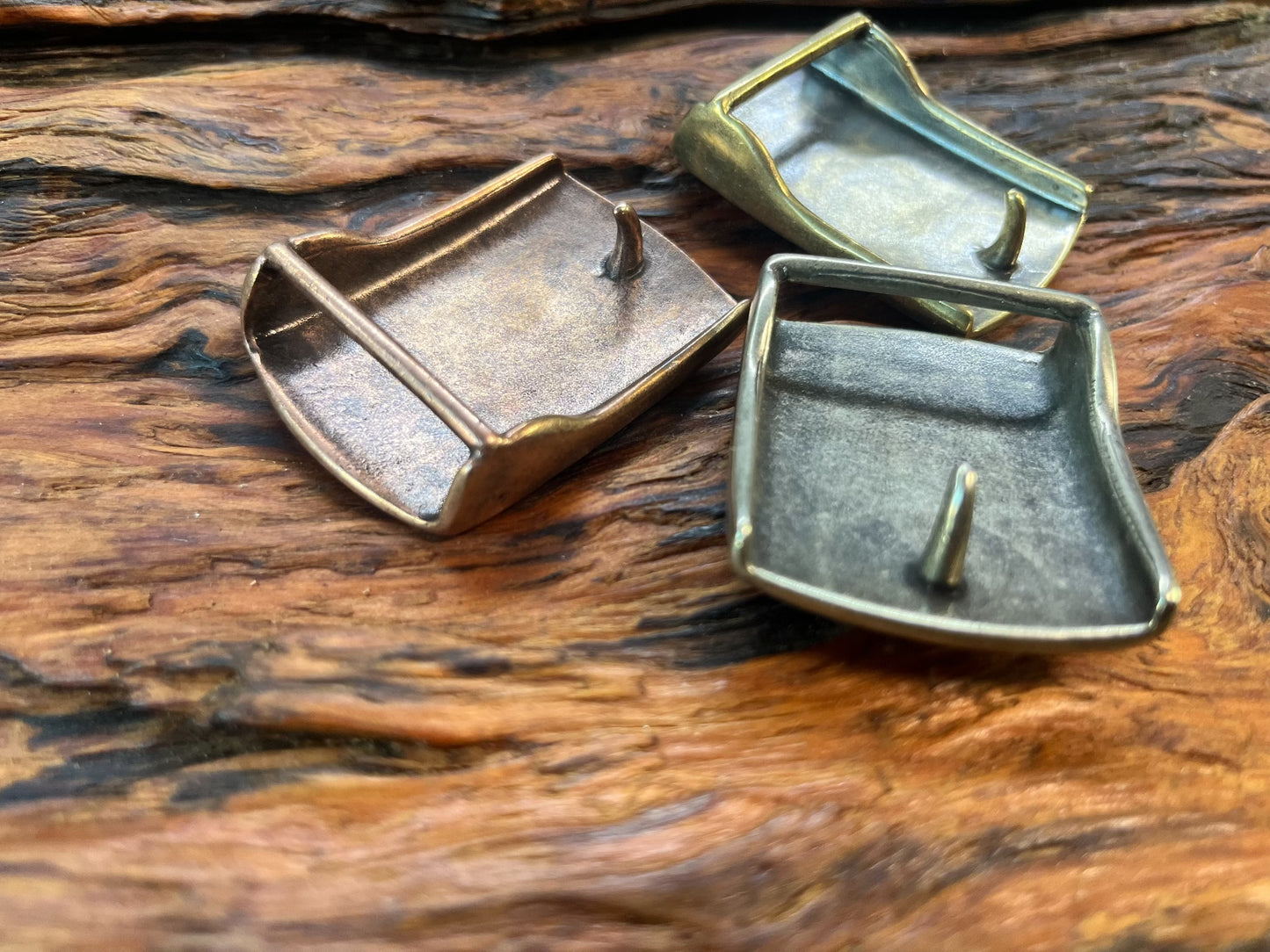 Japanese retro square buckle plate buckle belt