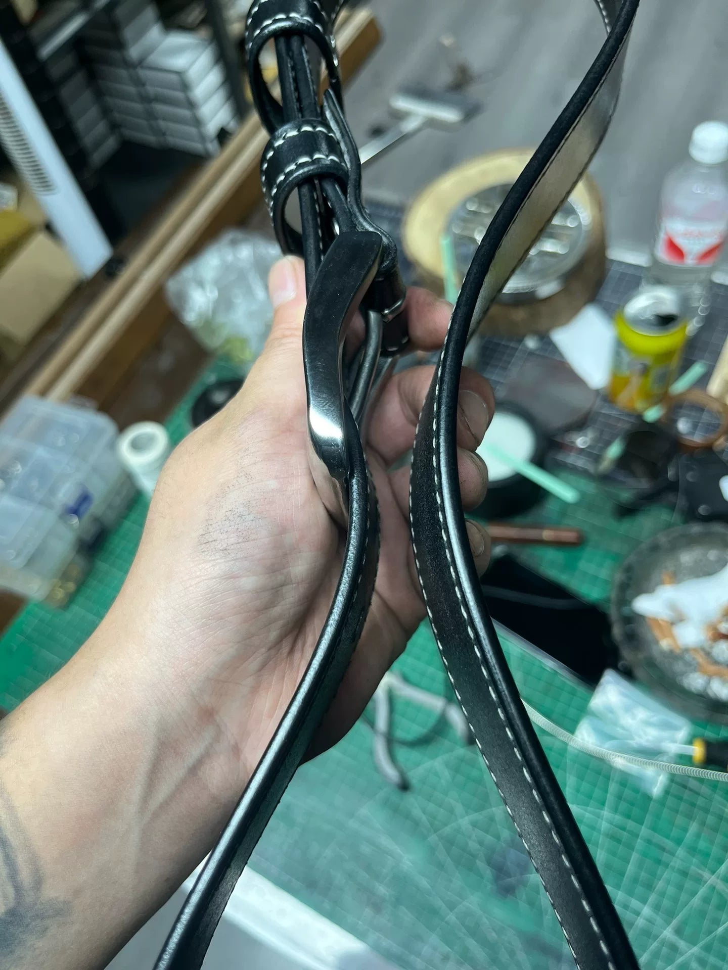 TWS Thomas Bridle Leather Handmade Belt — Imported from UK