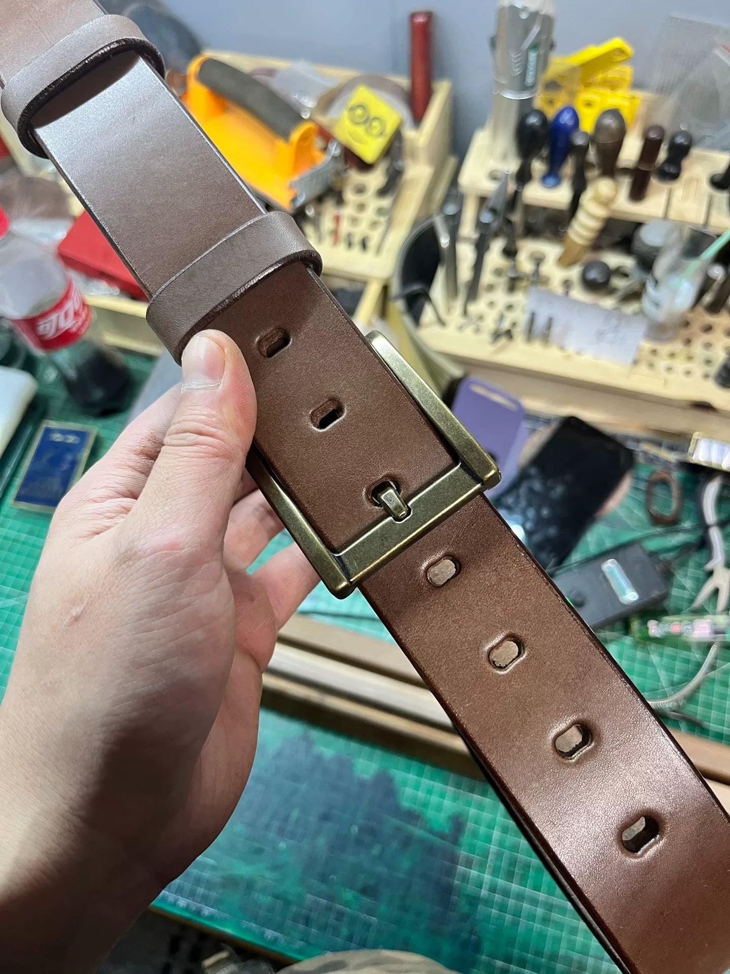 5.5mm thick Meian handmade belt