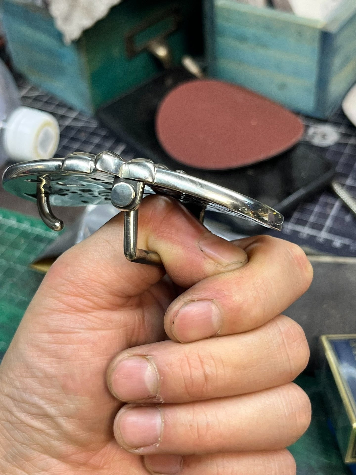 Chrome-Heart Tomb Buckle — Real Item, Clear Engraving