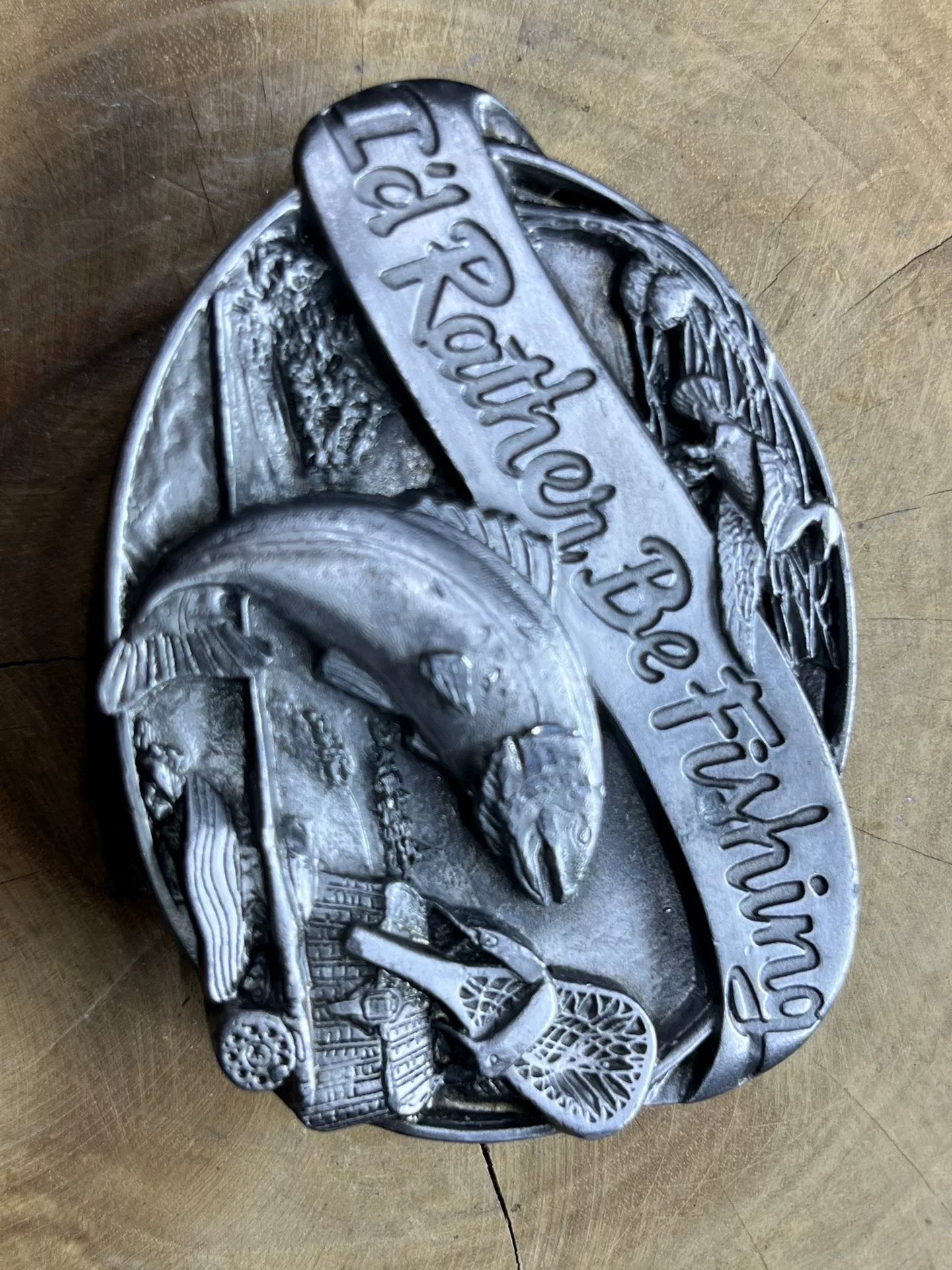 1985 Siskiyou Buckle Co. Vintage Belt Buckle — Excellent Condition