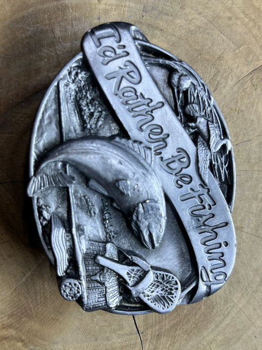1985 Siskiyou Buckle Co. Vintage Belt Buckle — Excellent Condition