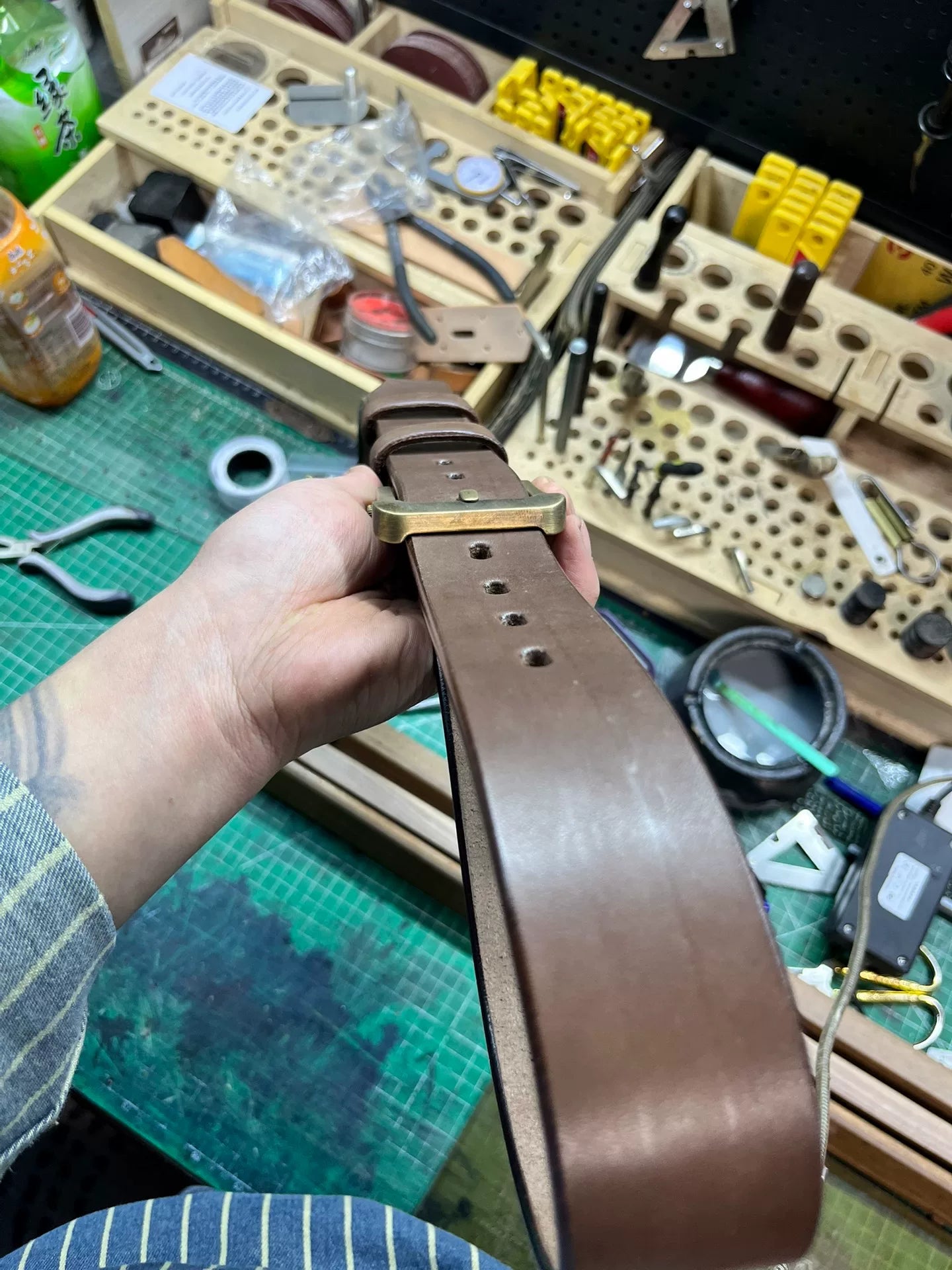 6 mm thick Meian handmade belt