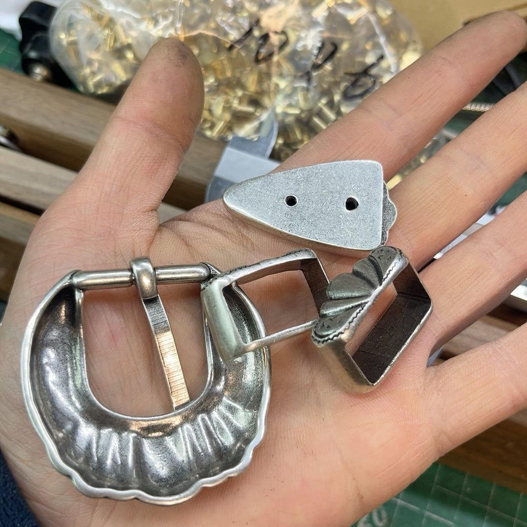 American Tang grass brass plated with 925 silver